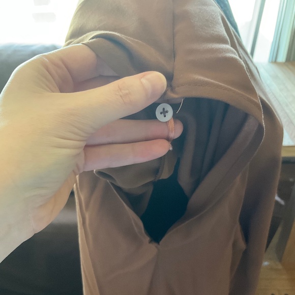 Chocolate Pure Cotton Custom Caftan - one size fits most! - Picture 4 of 4